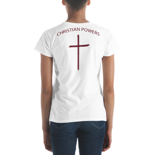 Christian Powers Cross Women's short sleeve t-shirt