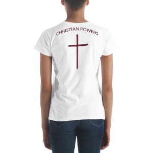 Christian Powers Cross Women's short sleeve t-shirt